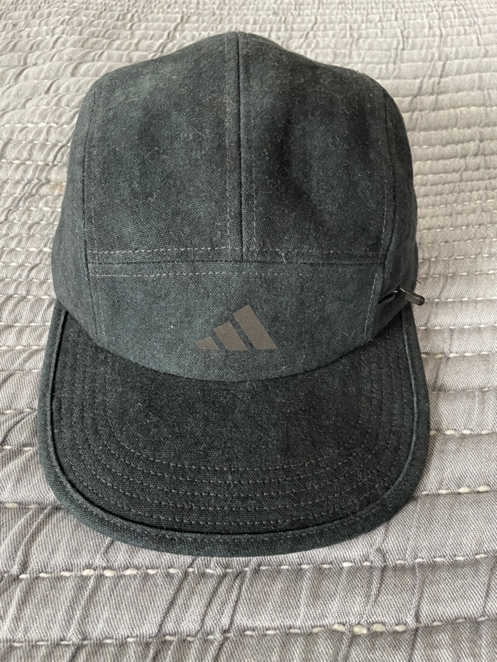 adidas dark denim color 5-panel cap with tonal logo